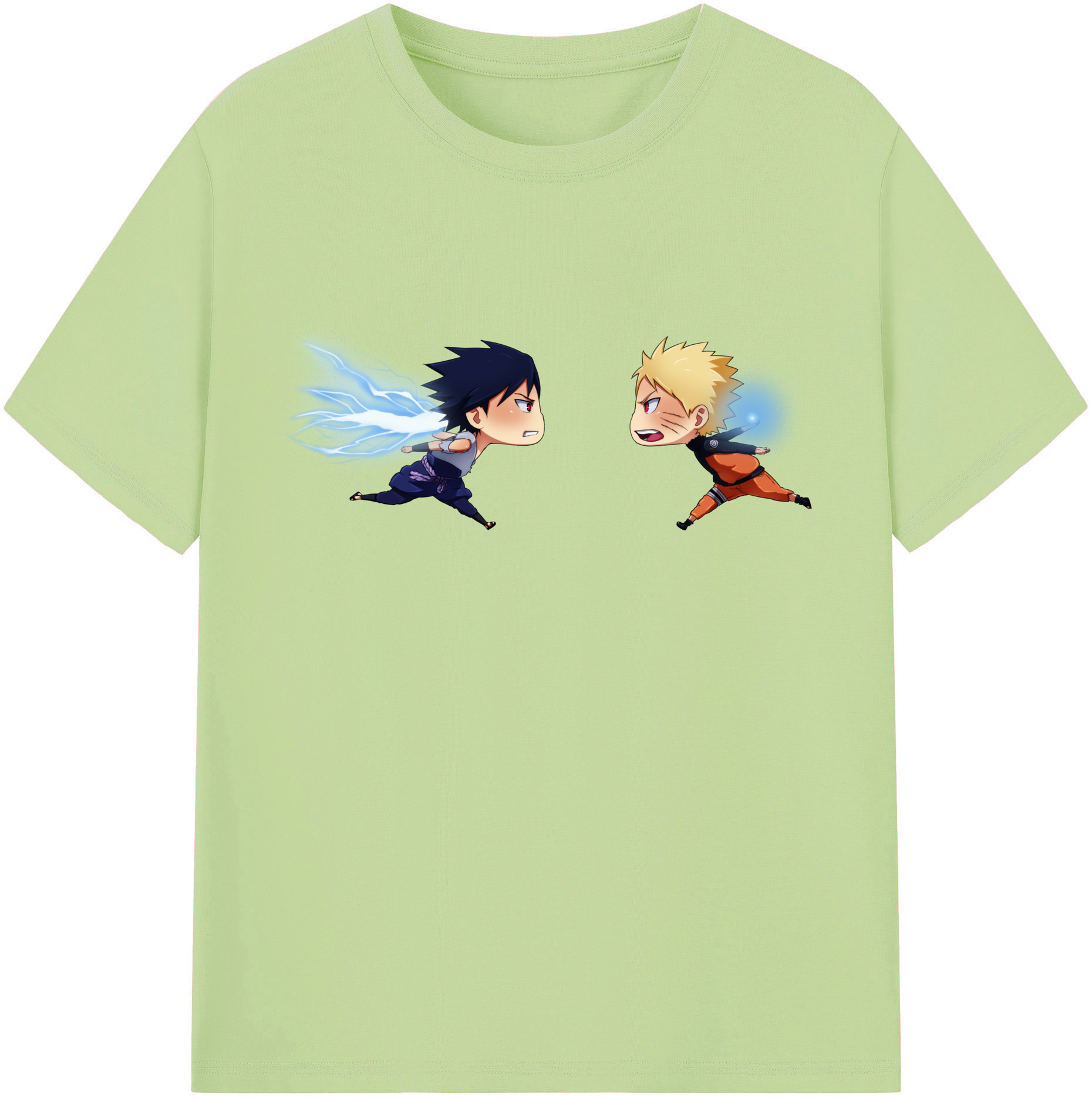（画像用） NARUTO -ナルト- うずまき ナルト Uzumaki Naruto 綿100％半袖Tシャツ（フロントプリント）